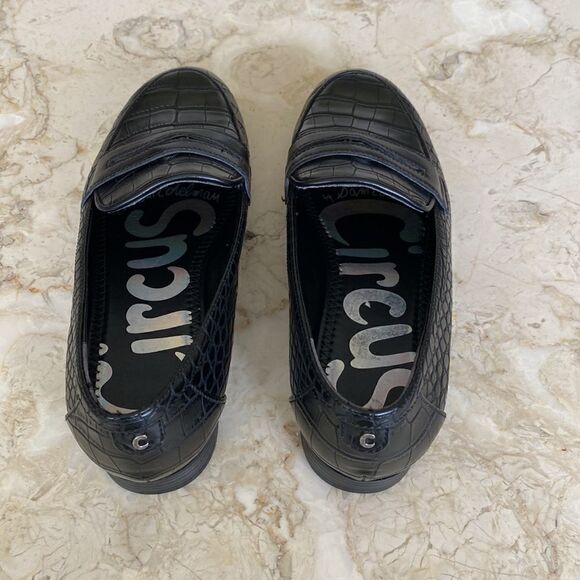 Circus by Sam Edelman Hannon Croc Embossed Penny Loafers - Picture 5 of 13